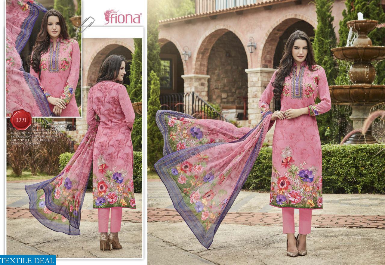 Fiona mehezabeen vol-5 Wholesale Straight Ethnic Suits